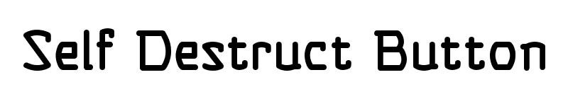 Self Destruct Button
