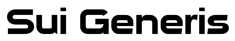 Sui Generis