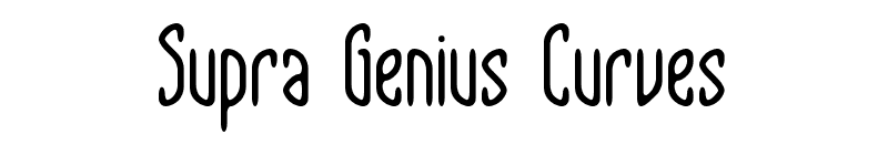 Supra Genius Curves