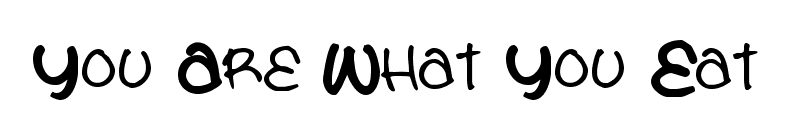 You Are What You Eat